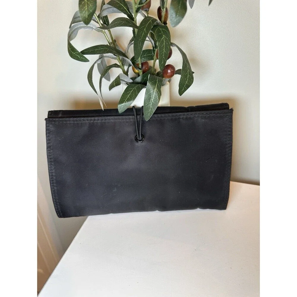 Mary Kay Black Foldable Travel Cosmetic Bag Makeup Organizer Case